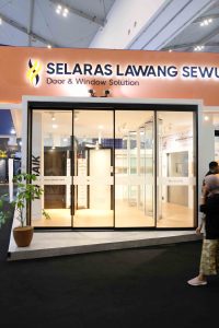 Sliding Telescopic Otomatis Frame outdoor Selaras Lawang Sewu
