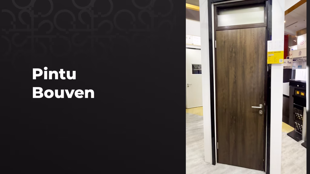 Pintu Toilet dengan Bouven