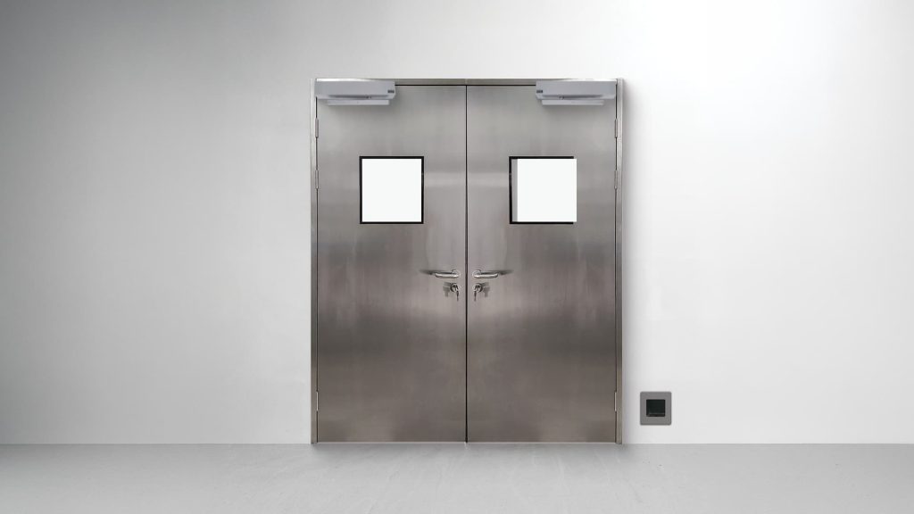 hermetic swing door