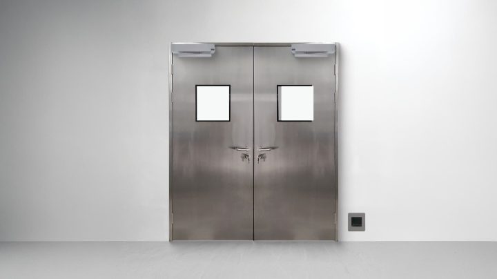hermetic swing door